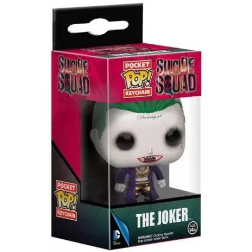Funko Pop! The Joker Pocket Pop! Keychain Suicide Squad Box