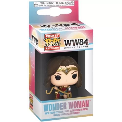 Funko Pop! Wonder Woman Pocket Pop! Keychain WW84 Wonder Woman DC Box