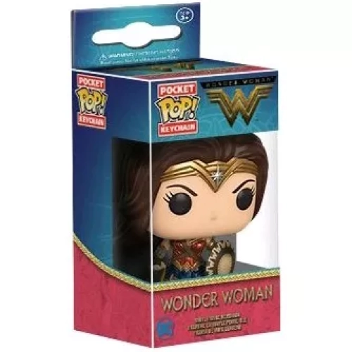 Funko Pop! Wonder Woman Pocket Pop! Keychain Heroes Box