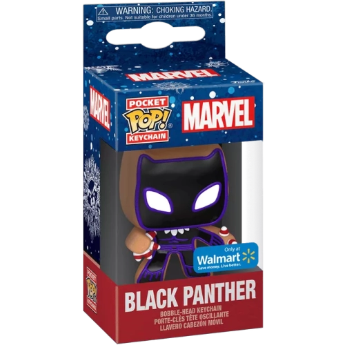 Funko Pop! Black Panther Pocket Pop! Keychain Gingerbread Box