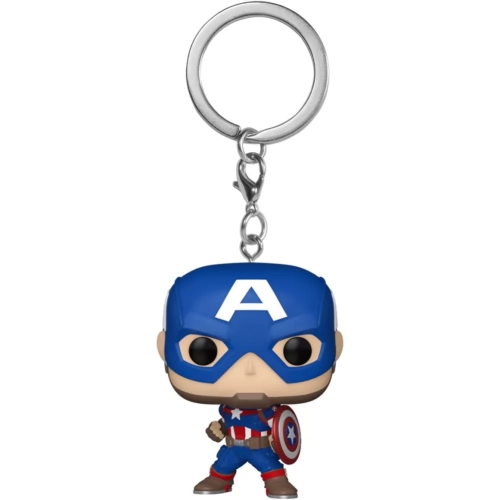 Funko Pop! Captain America Pocket Pop! Keychain New Classic