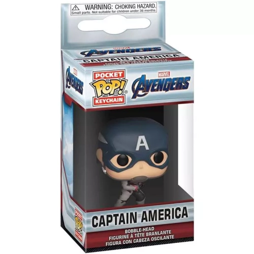 Funko Pop! Captain America Pocket Pop! Keychain Quantum Realm Suit Box