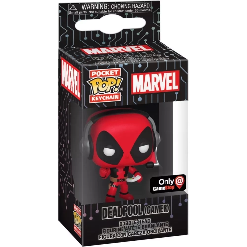 Funko Pop! Deadpool (Gamer) Pocket Pop! Keychain Marvel Box