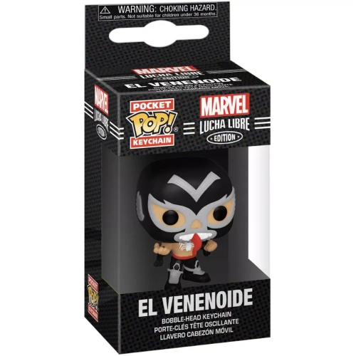 Funko Pop! El Venenoide Pocket Pop! Keychain Marvel Lucha Libre Edition Box