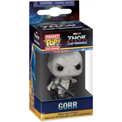 Funko Pop! Gorr Pocket Pop! Keychain Marvel Studios Thor Love and Thunder Box