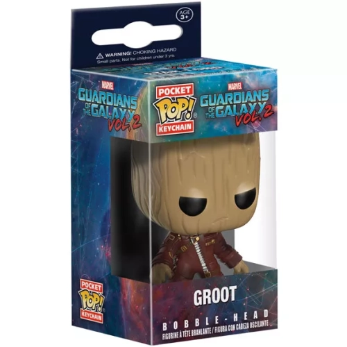 Funko Pop! Groot Pocket Pop! Keychain Marvel Guardians of the Galaxy Vol. 2 Box