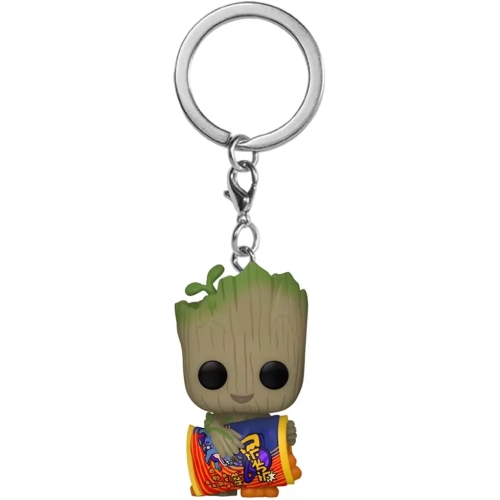 Funko Pop! Groot with Cheese Puffs Pocket Pop! Keychain