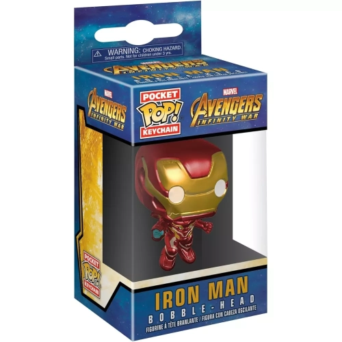 Funko Pop! Iron Man Pocket Pop! Keychain Marvel Avengers Infinity War Box