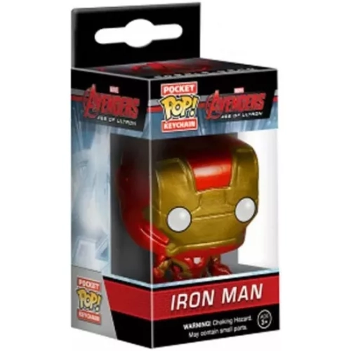 Funko Pop! Iron Man Pocket Pop! Keychain Marvel Avengers Age of Ultron Box