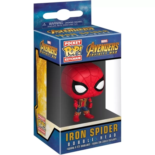Funko Pop! Iron Spider Pocket Pop! Keychain Marvel Avengers Infinity War Box