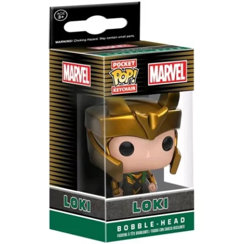 Funko Pop! Loki Pocket Pop! Keychain Marvel Vinyl Figure Box
