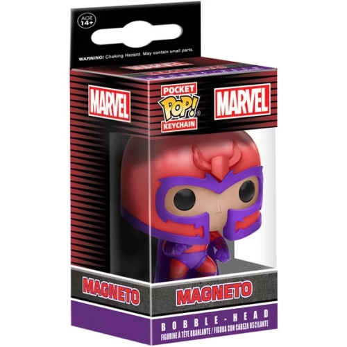 Funko Pop! Magneto Pocket Pop! Keychain Marvel Vinyl Figure Box