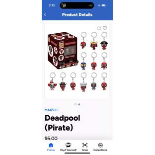 Deadpool Marvel Mystery Keychains Deadpool Pack