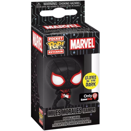 Funko Pop! Miles Morales (Gamer) Pocket Pop! Keychain Box
