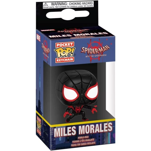 Funko Pop! Miles Morales Pocket Pop! Keychain Spider-Man Into the Spider-Verse Box