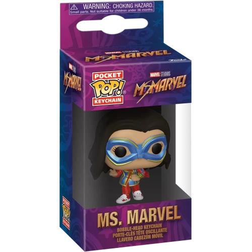 Funko Pop! Ms. Marvel Pocket Pop! Keychain Marvel Studios Ms. Marvel Box