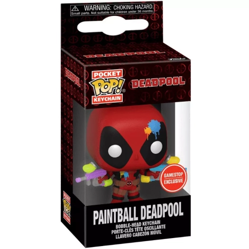 Funko Pop! Paintball Deadpool Pocket Pop! Keychain Box