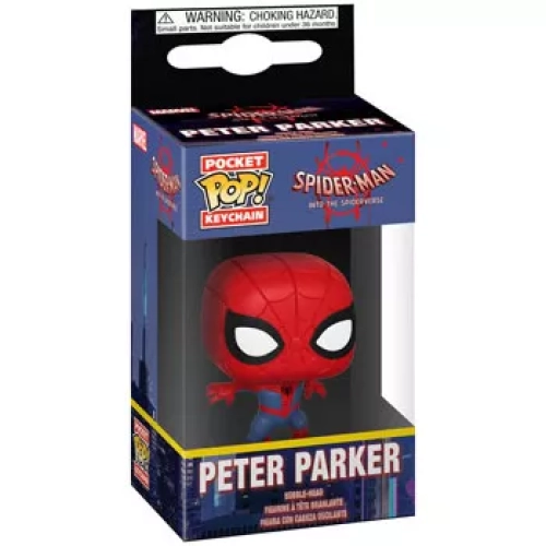 Funko Pop! Peter Parker Pocket Pop! Keychain Spider-Man Into the Spider-Verse Box