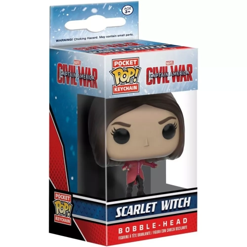 Funko Pop! Scarlet Witch Pocket Pop! Keychain Marvel Captain America Civil War Box