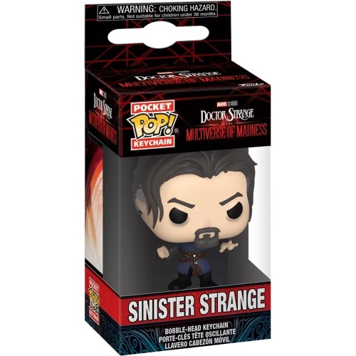 Funko Pop! Sinister Strange Pocket Pop! Keychain Marvel Studios Doctor Strange in the Multiverse of Madness Box