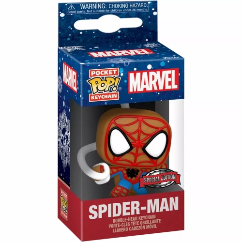 Funko Pop! Spider-Man Pocket Pop! Keychain Gingerbread Box