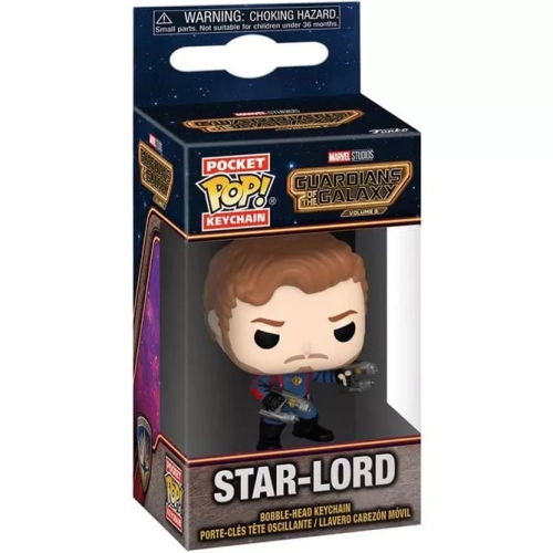Funko Pop! Star-Lord Pocket Pop! Keychain Marvel Studios Guardians of the Galaxy Volume 3 Box