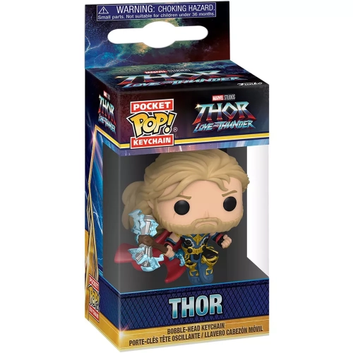 Funko Pop! Thor Pocket Pop! Keychain Marvel Studios Thor Love and Thunder Box