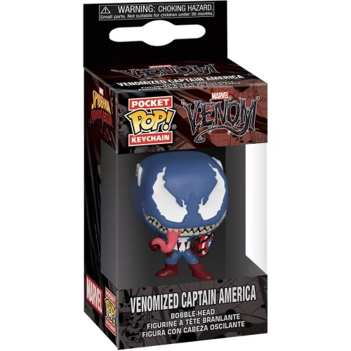 Funko Pop! Venomized Captain America Pocket Pop! Keychain Box