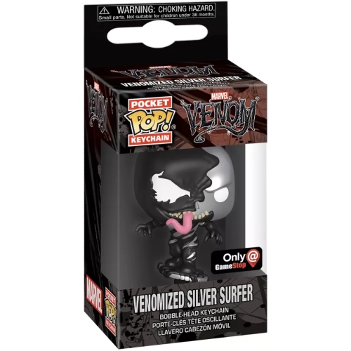 Funko Pop! Venomized Silver Surfer Pocket Pop! Keychain Box
