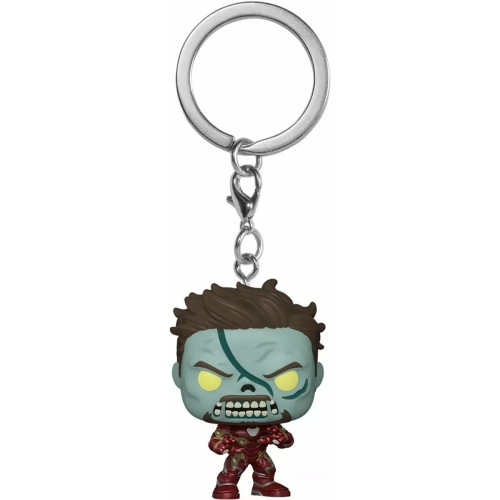Funko Pop! Zombie Iron Man Pocket Pop! Keychain Marvel Studios What If...?