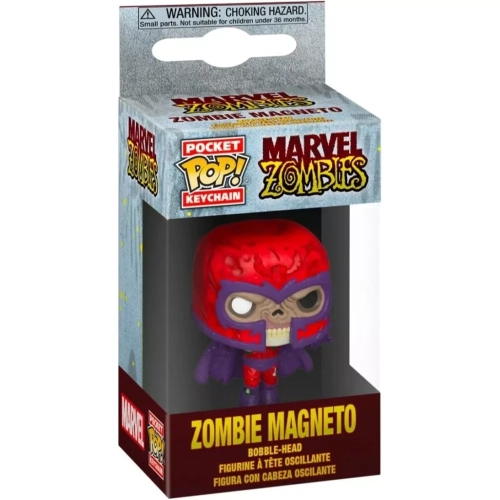 Funko Pop! Zombie Magneto Pocket Pop! Keychain Marvel Zombies Box