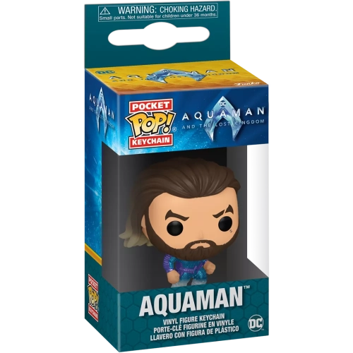 Funko Pop! Aquaman Pocket Pop! Keychain DC Aquaman and the Lost Kingdom Box