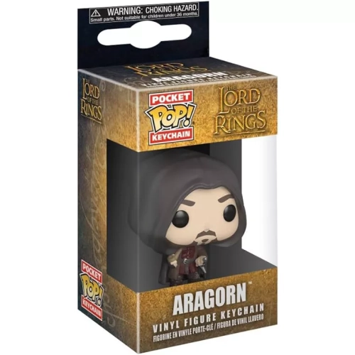 Funko Pop! Aragorn Pocket Pop! Keychain Hooded The Lord of the Rings Box