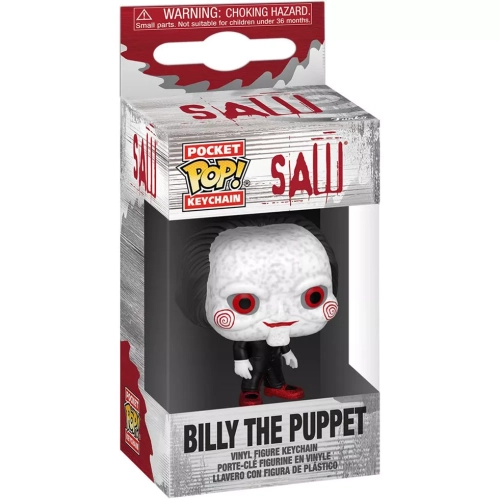 Funko Pop! Billy the Puppet Pocket Pop! Keychain Saw Box