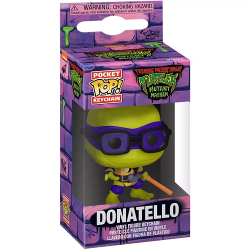 Funko Pop! Donatello Pocket Pop! Keychain Nickelodeon Teenage Mutant Ninja Turtles Mutant Mayhem Box