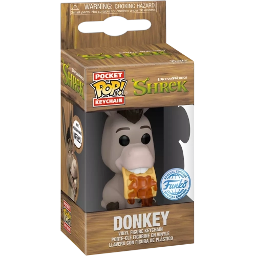Funko Pop! Donkey Pocket Pop! Keychain with Waffles Box