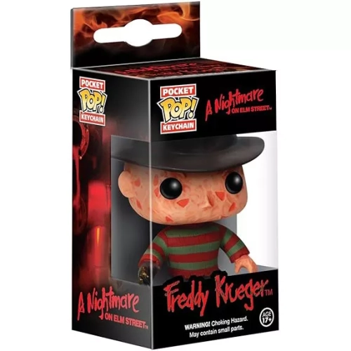 Funko Pop! Freddy Krueger Pocket Pop! Keychain A Nightmare on Elm Street Box