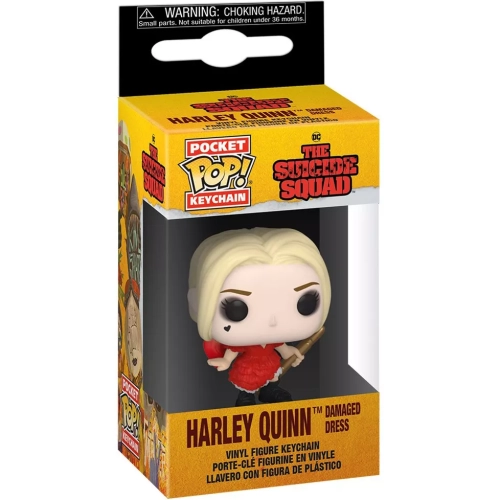 Funko Pop! Harley Quinn Damaged Dress Pocket Pop! Keychain Box