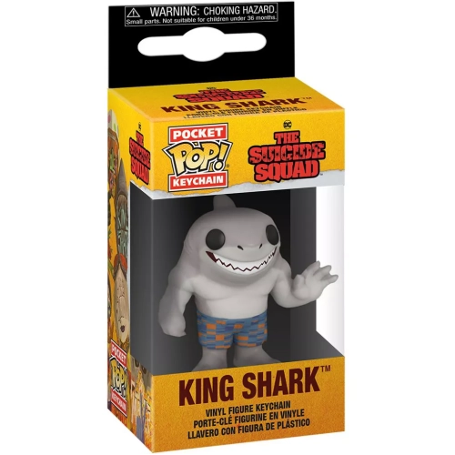 Funko Pop! King Shark Pocket Pop! Keychain DC The Suicide Squad Box