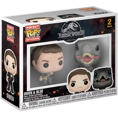 Funko Pop! Owen Grady 2 Pack Jurassic World Fallen Kingdom Box