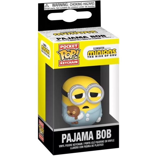 Funko Pop! Pajama Bob Pocket Pop! Keychain Illumination Presents Minions The Rise of Gru Box