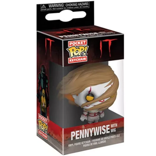 Funko Pop! Pennywise with Wig Pocket Pop! Keychain Box