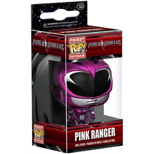 Funko Pop! Pink Ranger Pocket Pop! Keychain Power Rangers Box