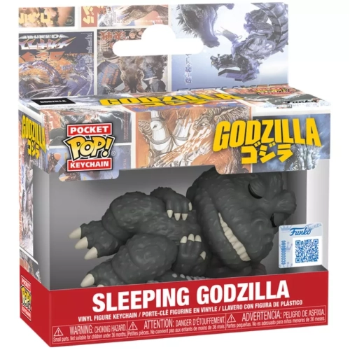 Funko Pop! Sleeping Godzilla Pocket Pop! Keychain Movies Box