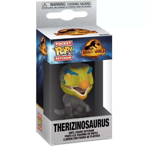 Funko Pop! Therizinosaurus Pocket Pop! Keychain Jurassic World Dominion Box