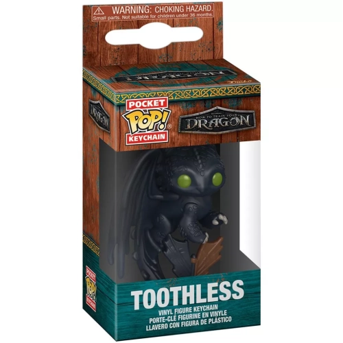 Funko Pop! Toothless Pocket Pop! Keychain DreamWorks How to Train Your Dragon Box