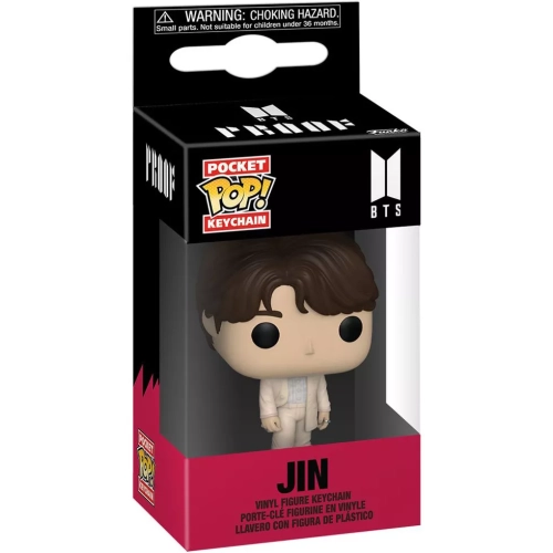 Funko Pop! Jin Pocket Pop! Keychain BTS Rocks Vinyl Figure Box