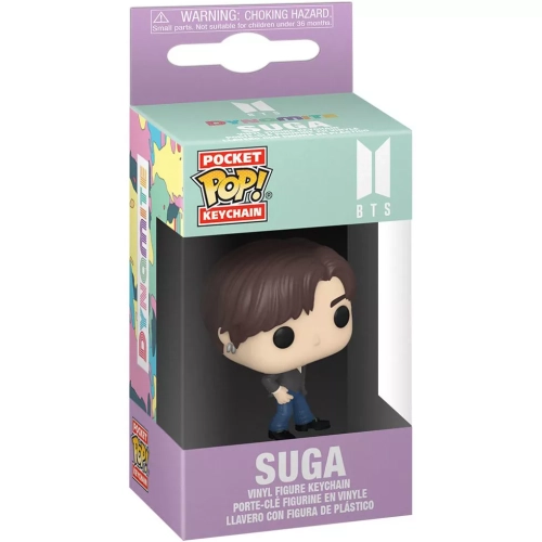 Funko Pop! Suga Pocket Pop! Keychain BTS Rocks Vinyl Figure Box