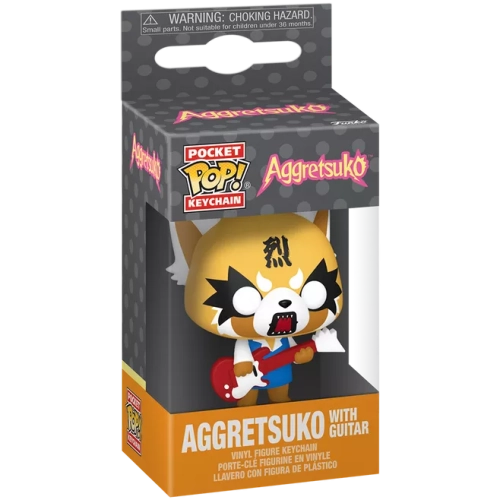 Funko Pop! Aggretsuko with Guitar Pocket Pop! Keychain Box