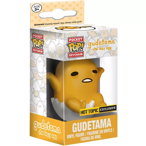 Funko Pop! Gudetama Pocket Pop! Keychain Gudetama The Lazy Egg Box